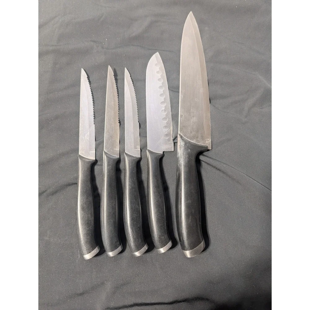 J.A. Henckels International Silver Cap 5-Piece Kitchen Knife Set